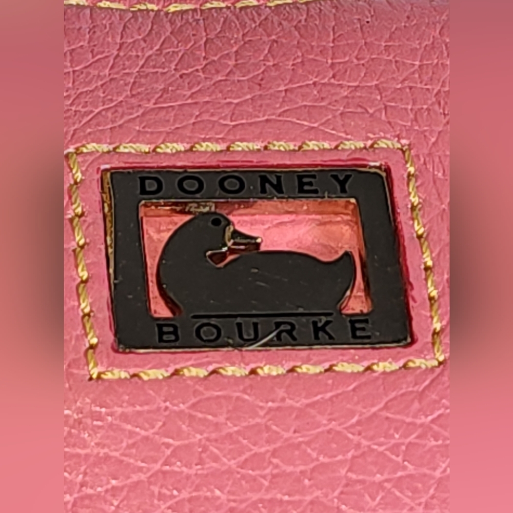 Dooney & Bourke Pink Satchel Hand Bag With Shoulder Strap - Picture 2 of 5